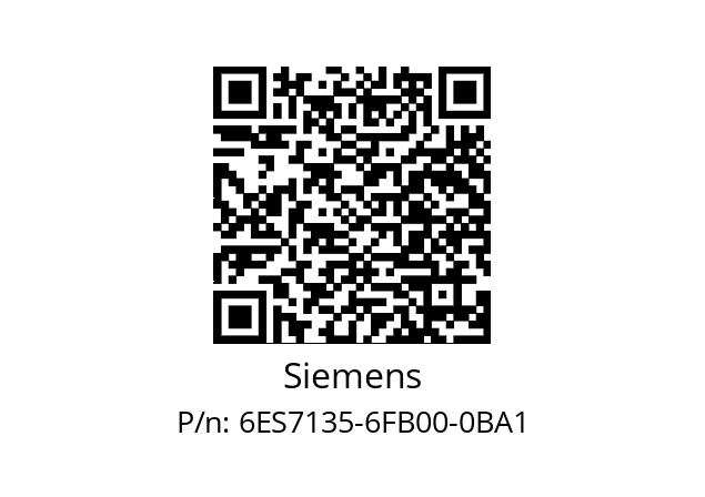  6ES71356FB000BA1 Siemens 6ES7135-6FB00-0BA1