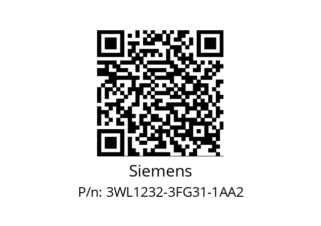   Siemens 3WL1232-3FG31-1AA2