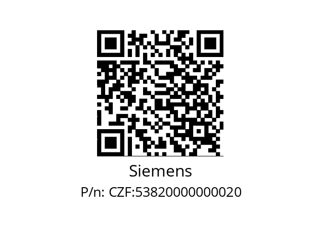   Siemens CZF:53820000000020