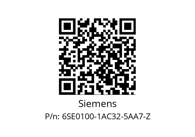   Siemens 6SE0100-1AC32-5AA7-Z