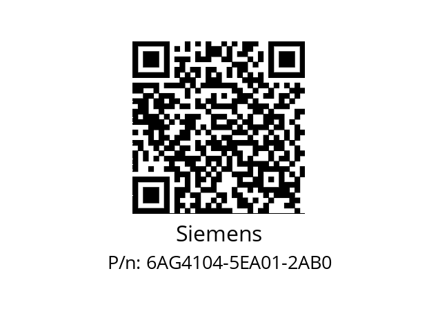   Siemens 6AG4104-5EA01-2AB0