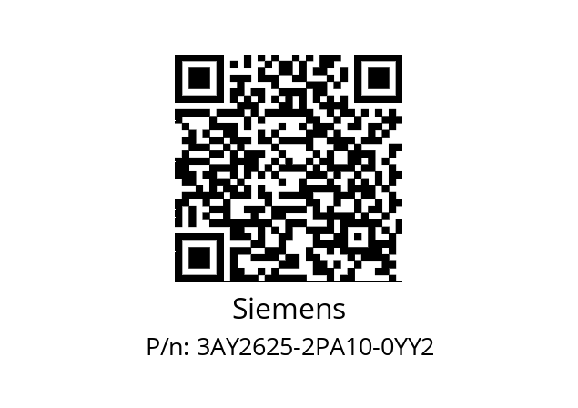   Siemens 3AY2625-2PA10-0YY2