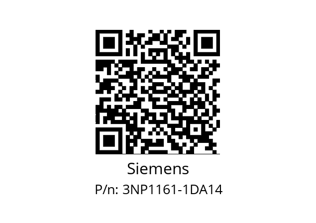   Siemens 3NP1161-1DA14