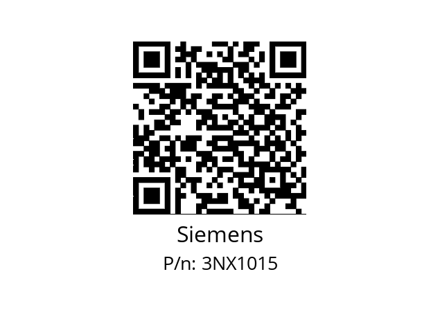   Siemens 3NX1015