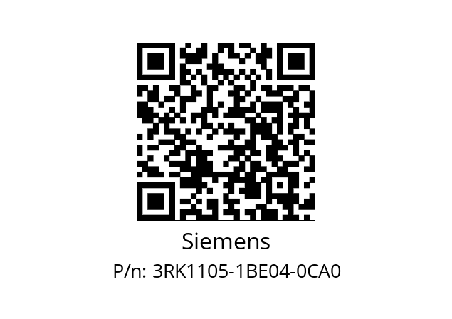   Siemens 3RK1105-1BE04-0CA0