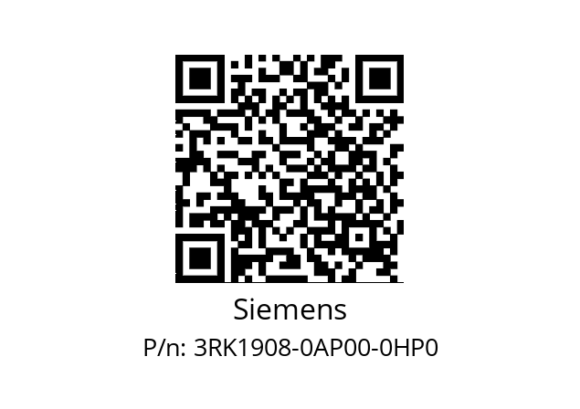   Siemens 3RK1908-0AP00-0HP0