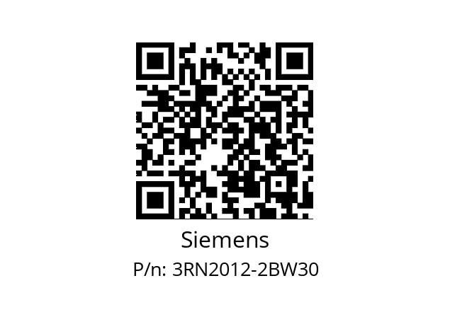   Siemens 3RN2012-2BW30