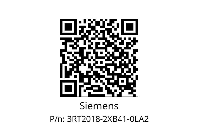   Siemens 3RT2018-2XB41-0LA2