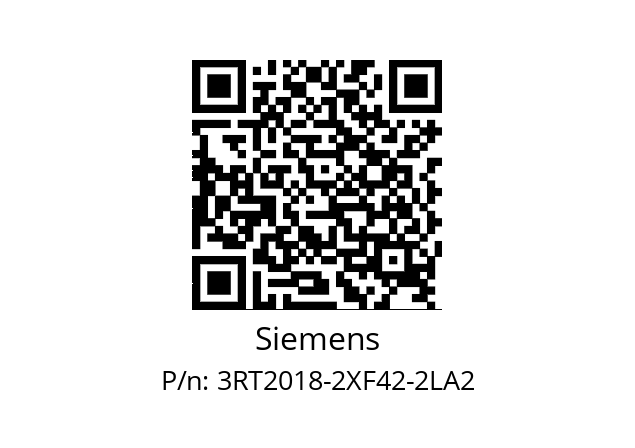   Siemens 3RT2018-2XF42-2LA2