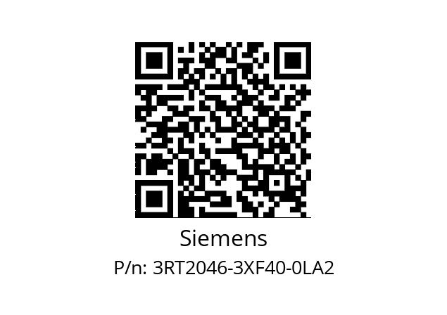   Siemens 3RT2046-3XF40-0LA2