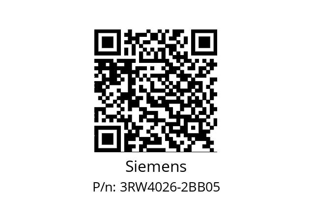   Siemens 3RW4026-2BB05