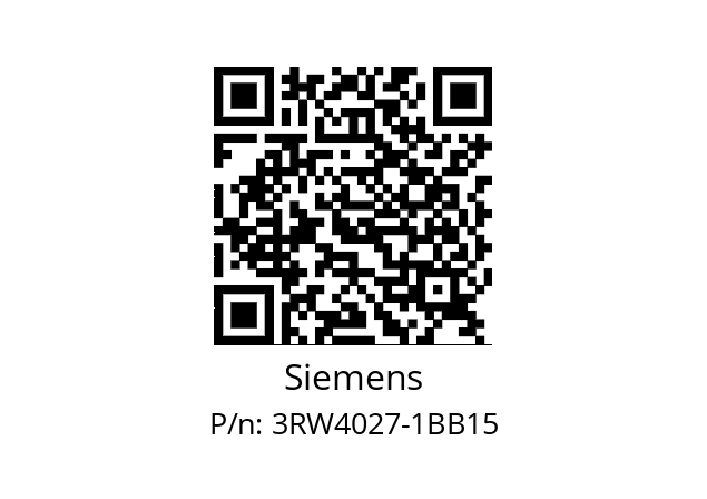   Siemens 3RW4027-1BB15