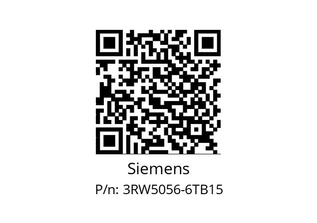   Siemens 3RW5056-6TB15