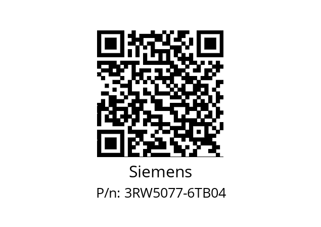   Siemens 3RW5077-6TB04