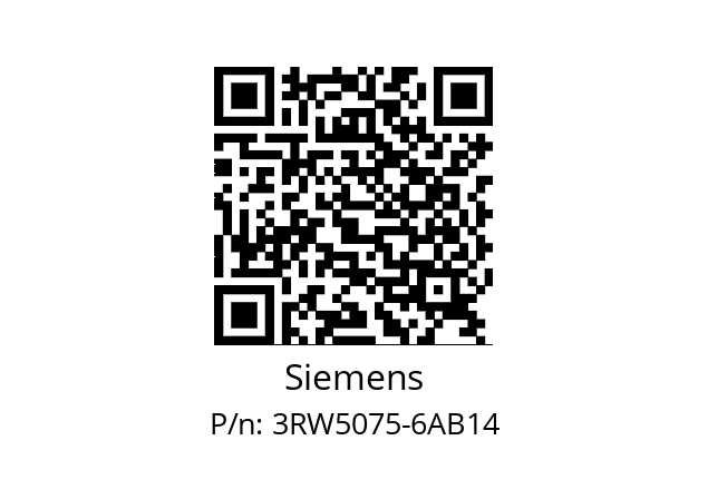   Siemens 3RW5075-6AB14