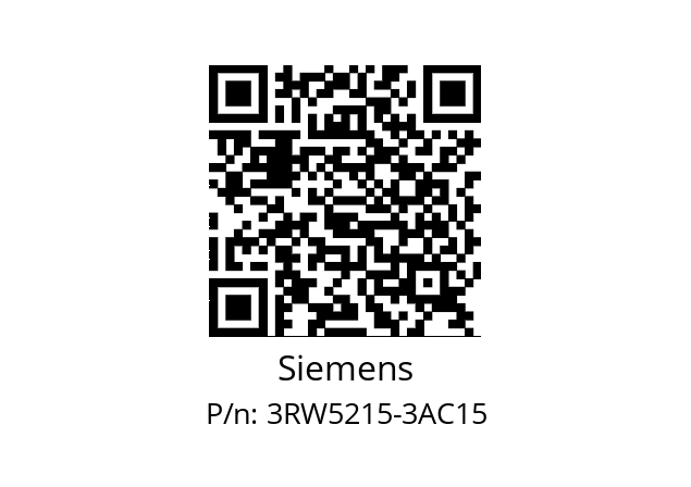   Siemens 3RW5215-3AC15