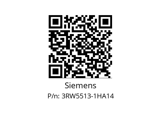   Siemens 3RW5513-1HA14