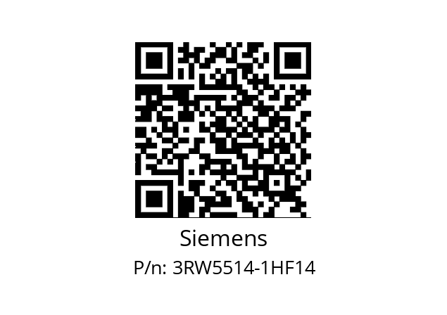   Siemens 3RW5514-1HF14