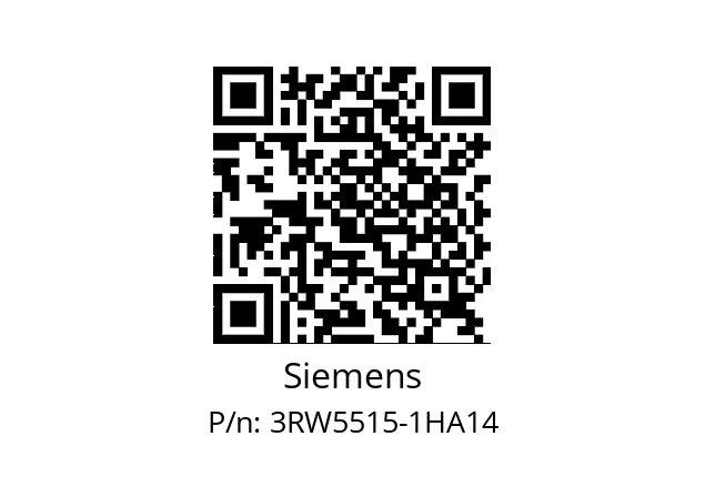   Siemens 3RW5515-1HA14