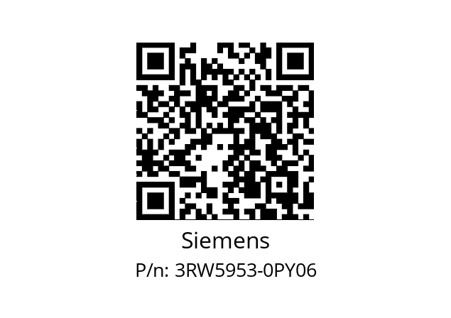   Siemens 3RW5953-0PY06