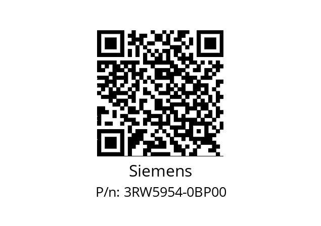   Siemens 3RW5954-0BP00