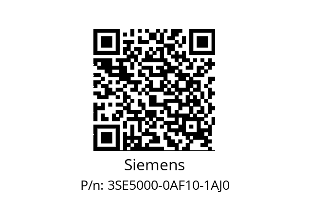   Siemens 3SE5000-0AF10-1AJ0