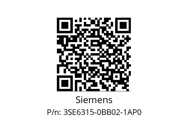   Siemens 3SE6315-0BB02-1AP0