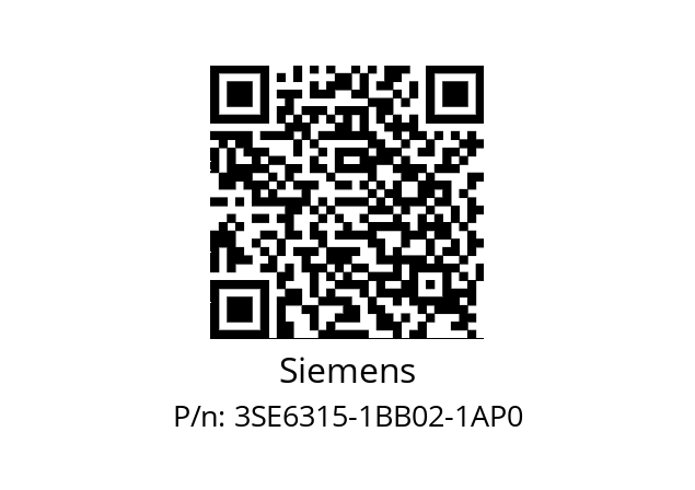   Siemens 3SE6315-1BB02-1AP0