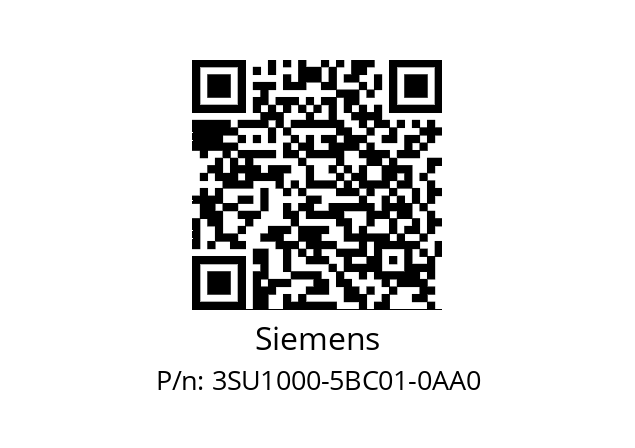   Siemens 3SU1000-5BC01-0AA0