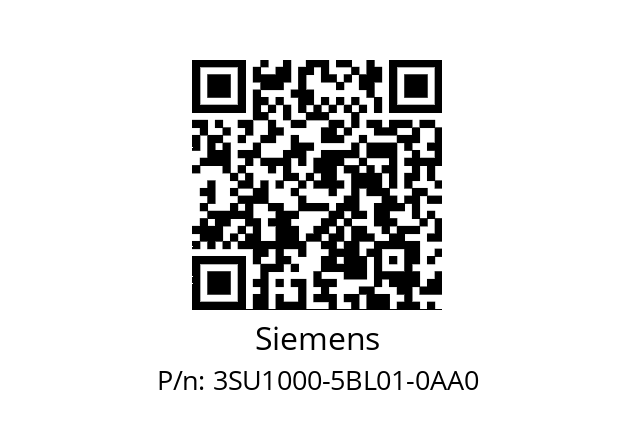   Siemens 3SU1000-5BL01-0AA0