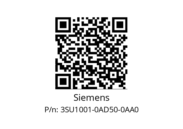   Siemens 3SU1001-0AD50-0AA0