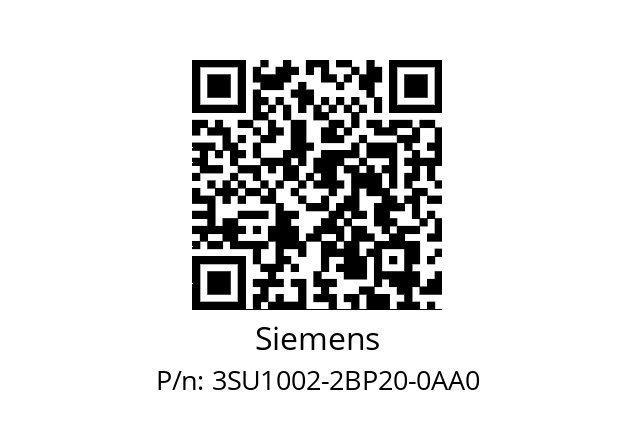   Siemens 3SU1002-2BP20-0AA0