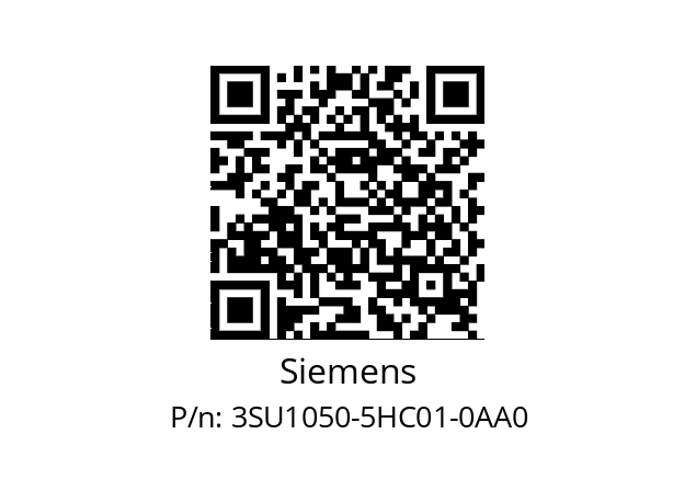   Siemens 3SU1050-5HC01-0AA0