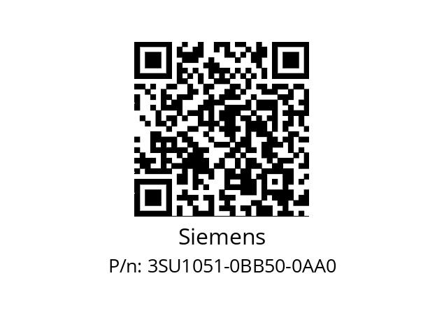   Siemens 3SU1051-0BB50-0AA0