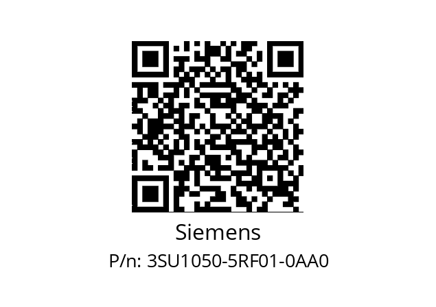   Siemens 3SU1050-5RF01-0AA0