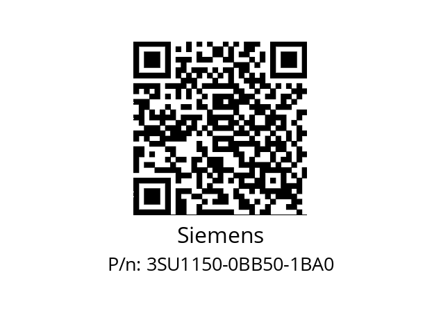   Siemens 3SU1150-0BB50-1BA0