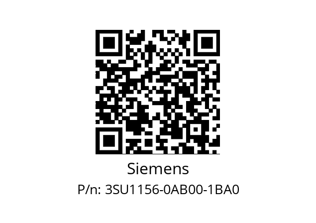   Siemens 3SU1156-0AB00-1BA0