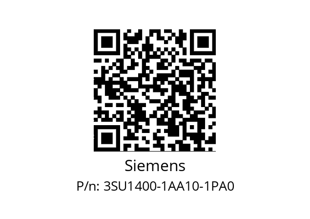   Siemens 3SU1400-1AA10-1PA0