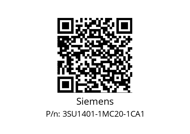   Siemens 3SU1401-1MC20-1CA1