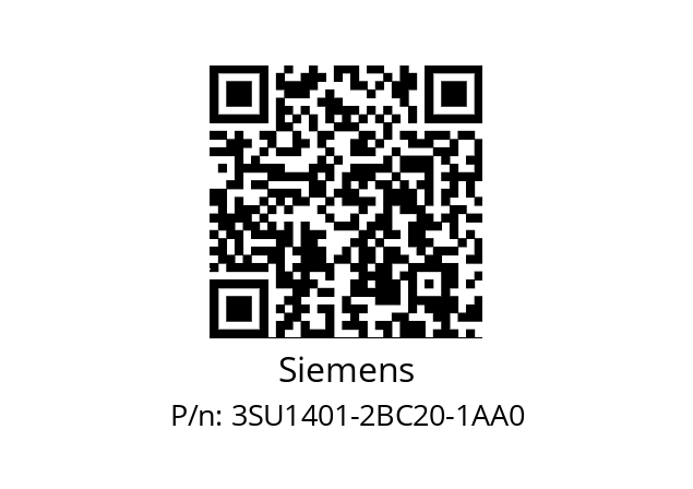   Siemens 3SU1401-2BC20-1AA0