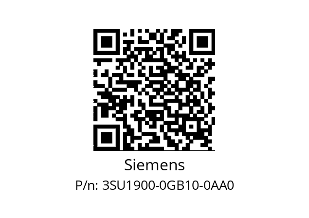   Siemens 3SU1900-0GB10-0AA0