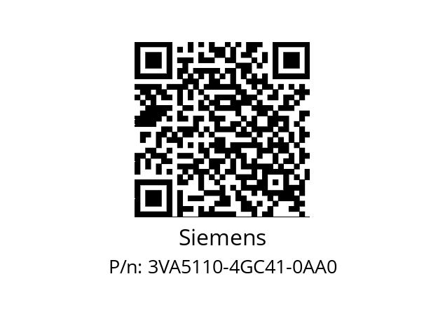   Siemens 3VA5110-4GC41-0AA0