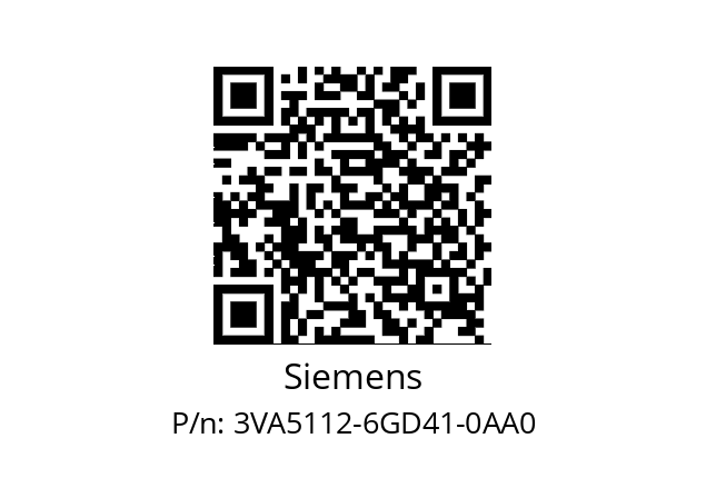   Siemens 3VA5112-6GD41-0AA0