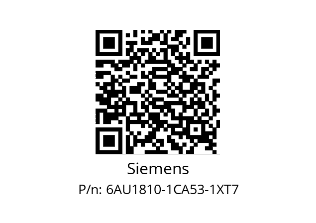   Siemens 6AU1810-1CA53-1XT7