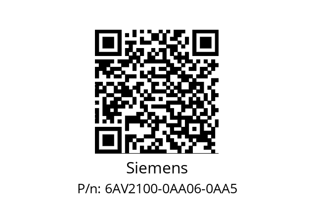   Siemens 6AV2100-0AA06-0AA5