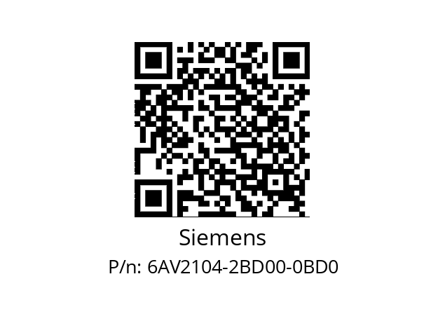   Siemens 6AV2104-2BD00-0BD0