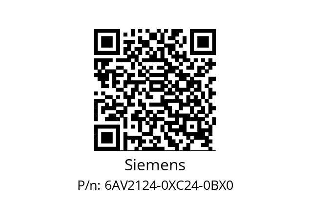   Siemens 6AV2124-0XC24-0BX0