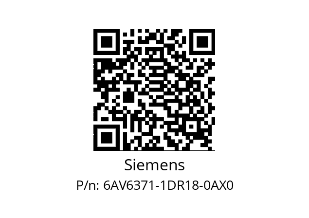   Siemens 6AV6371-1DR18-0AX0