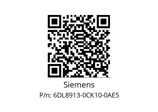   Siemens 6DL8913-0CK10-0AE5