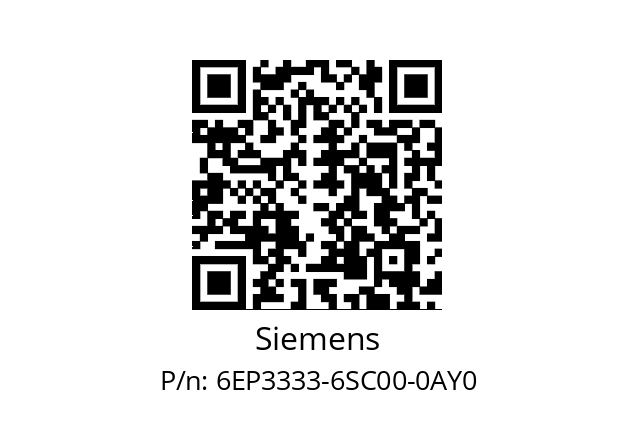   Siemens 6EP3333-6SC00-0AY0